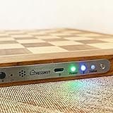 Chessnut Elektronisches Schach-Set, Holz-Schachbrett mit LEDs, AI adaptives elektronisches Schachspiel und App mit Computer-Schachbrett, für 1-2 Spieler ab 8 Jahren